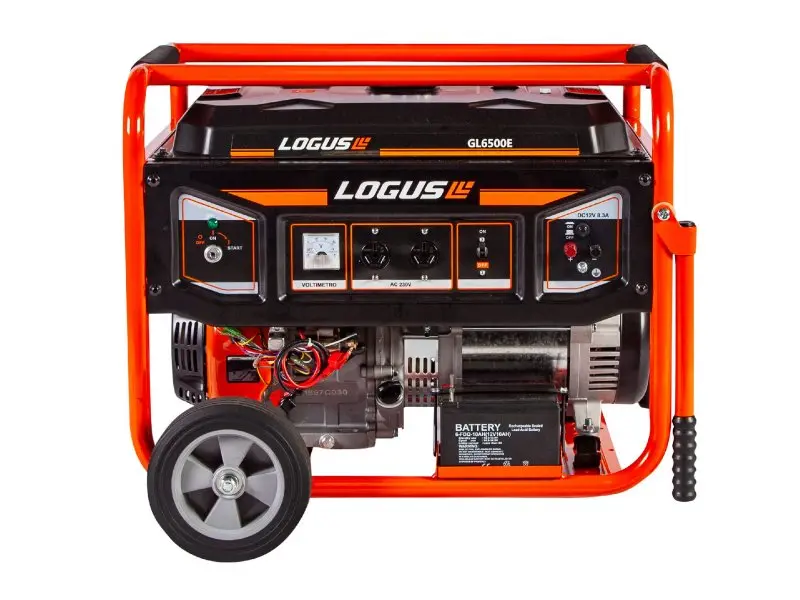 Grupo electrógeno naftero Logus 6500 watts monofásico 220V con arranque eléctrico