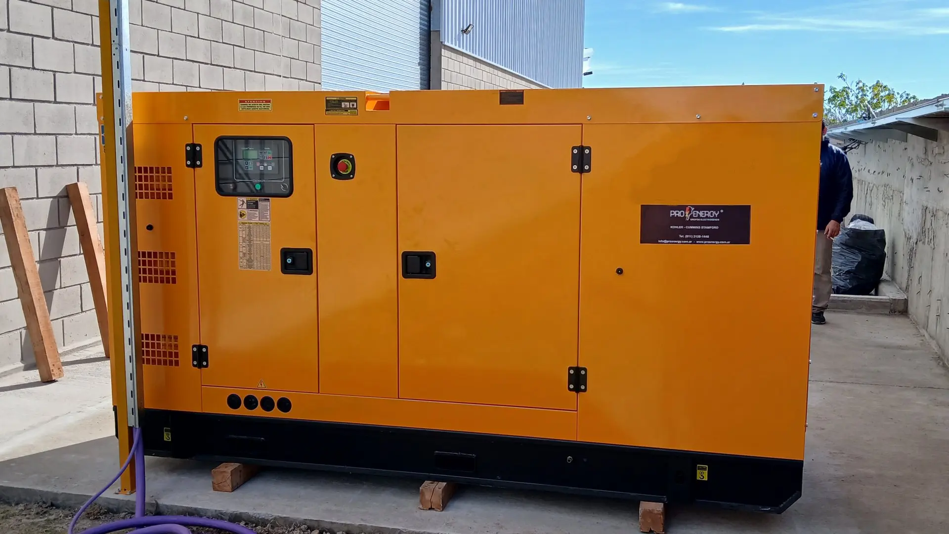 Grupo electrógeno Cummins 150 kVA diésel instalado por ProEnergy