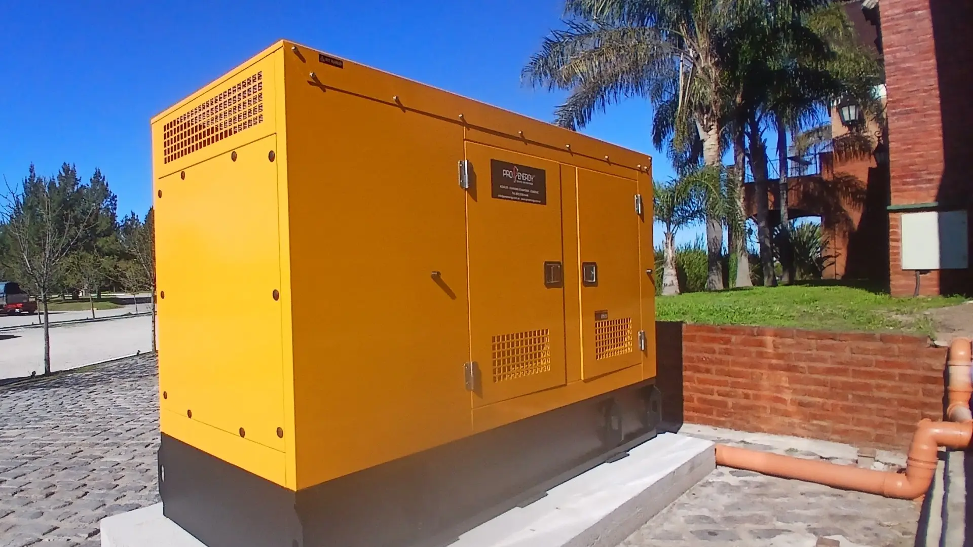 generador eléctrico para hotel instalación profesional