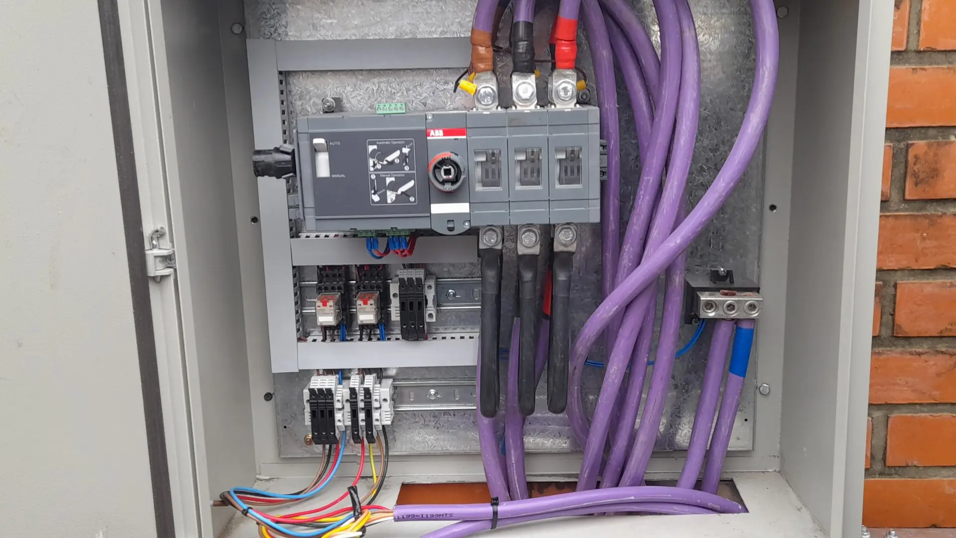 tablero transferencia automática grupo electrógeno