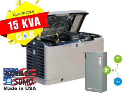 15 Kva monofásico 220 Vca 50 Hz